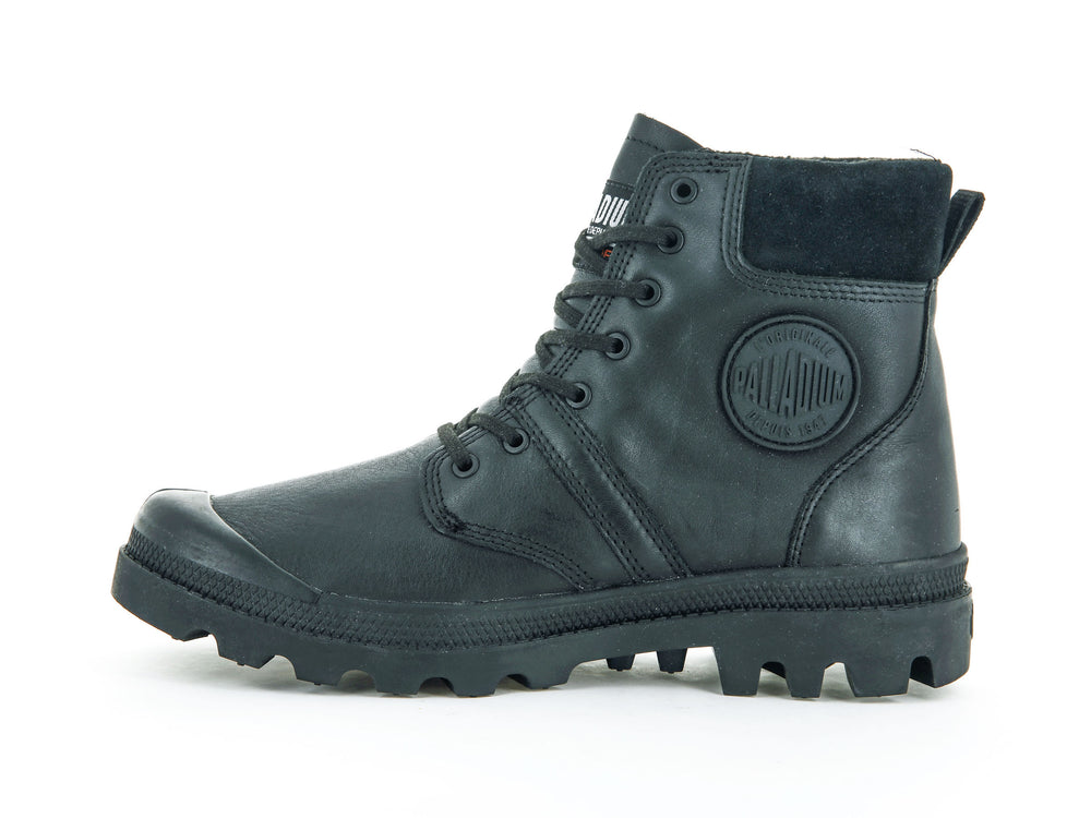 Botas Palladium PALLABROUSSE CUFF WATERPROOF + Hombre Negras | Costa Rica-96257